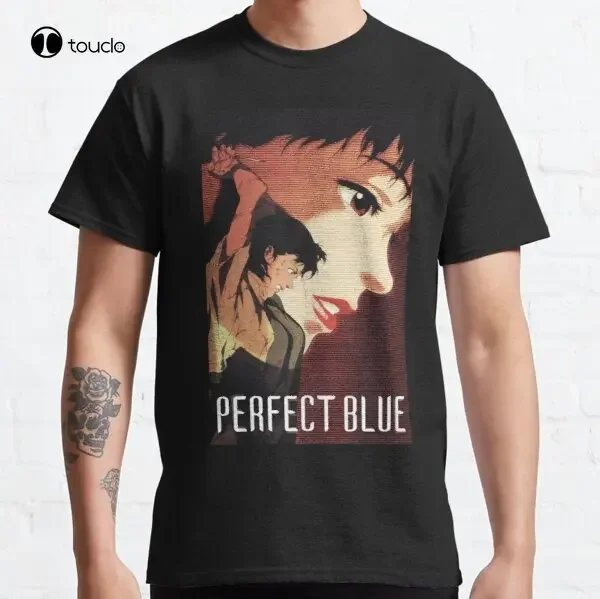 Perfect Blue 1997 Satoshi Kon Classic T-Shirt Tee Shirt Golf Shirts Custom Aldult Teen Unisex Digital Printing Tee Shirts Tshirt