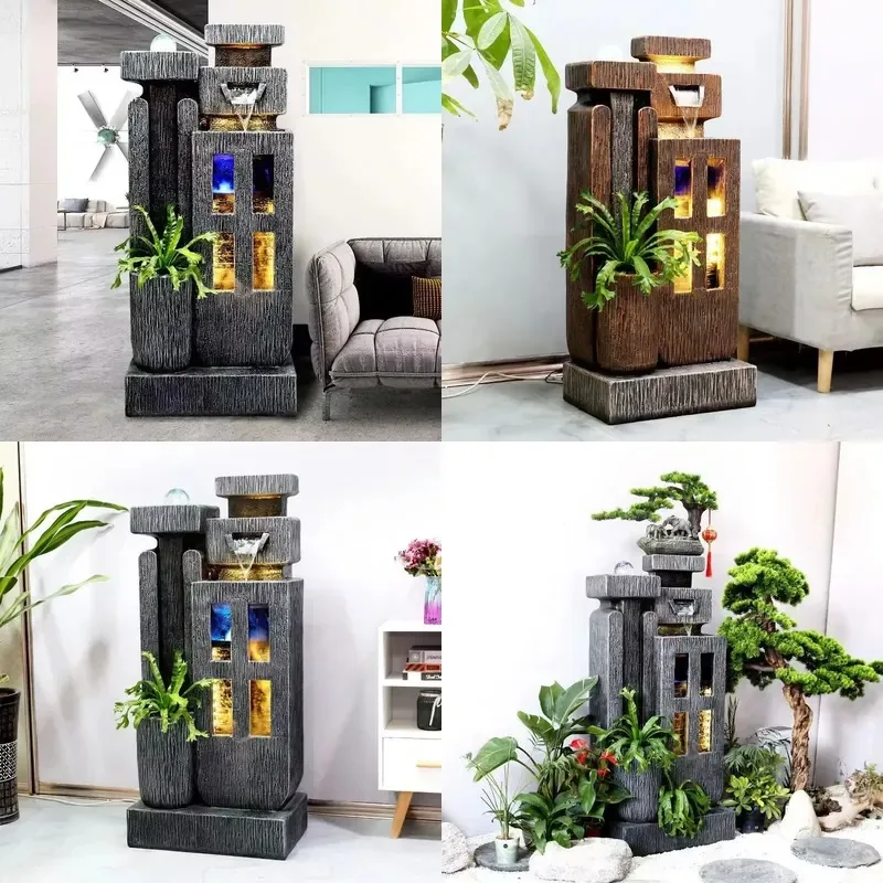 Rockery Waterfall Decorative Garden Indoor Fountain