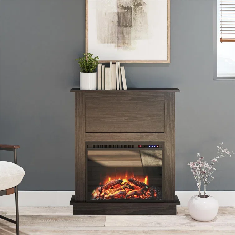 #Fireplace electric decorative electric fireplace heater tv stand