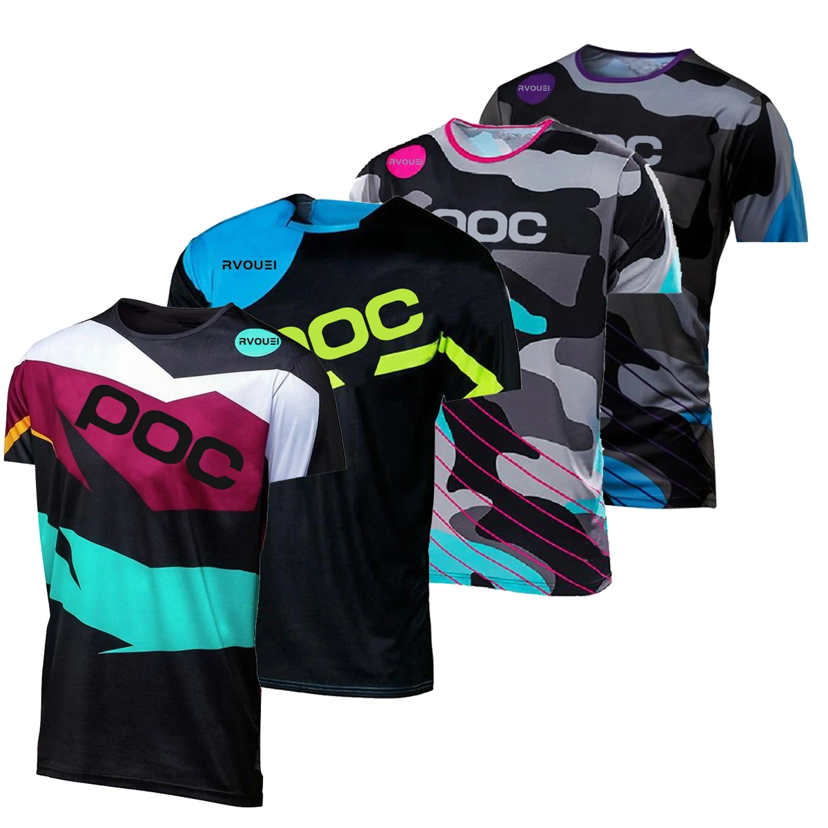 Rvouei Poc Downhill Cycling Jersey, Mountain Bike, MTB Shirts, Offroad DH Motorcycle Jersey, Motocross Sportwear, Clothing 2025