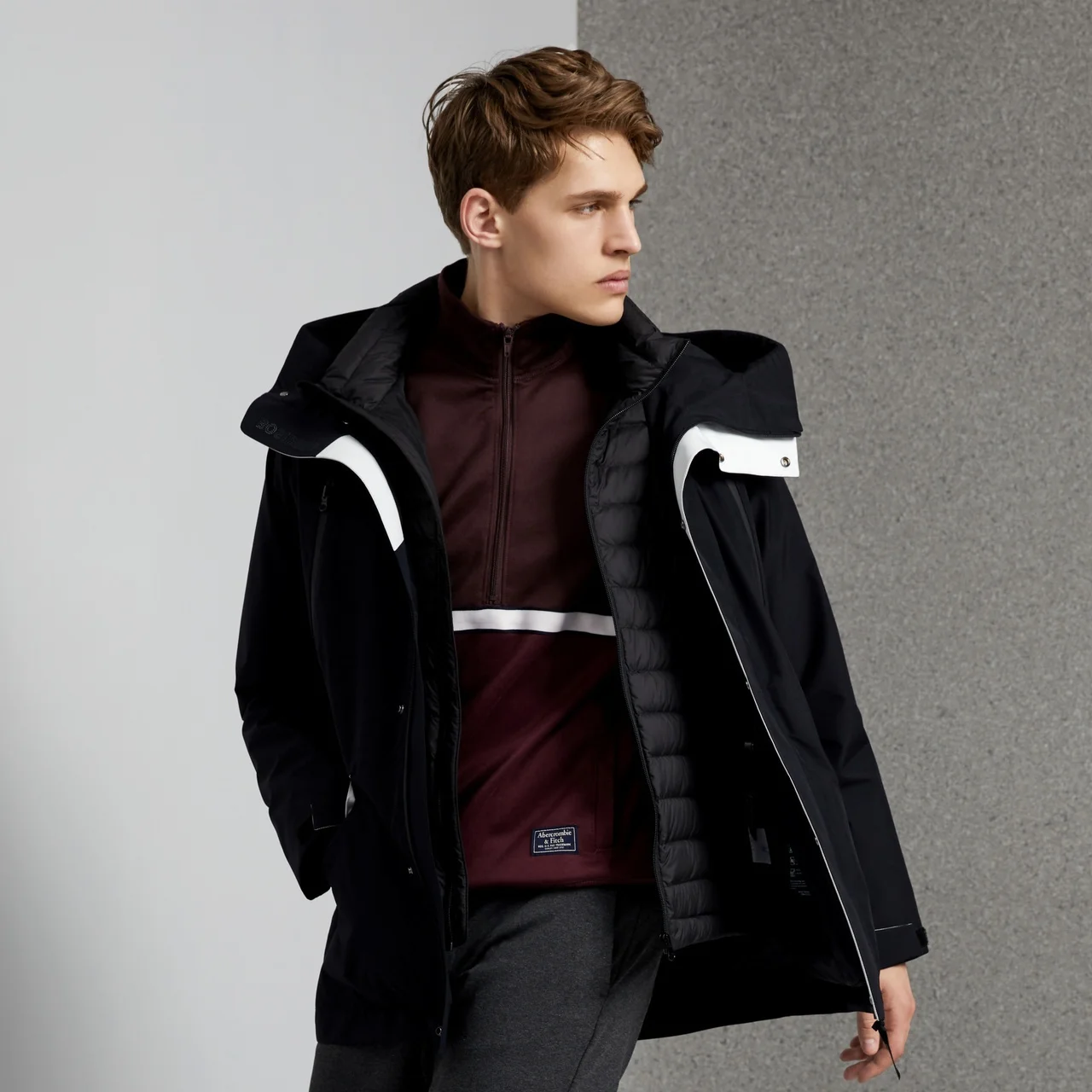 

Водонепроницаемый пуховик Bosideng, европейский гусиный пух, профессиональная термопарка с капюшоном, ветрозащитное дышащее уличное зимнее пальто