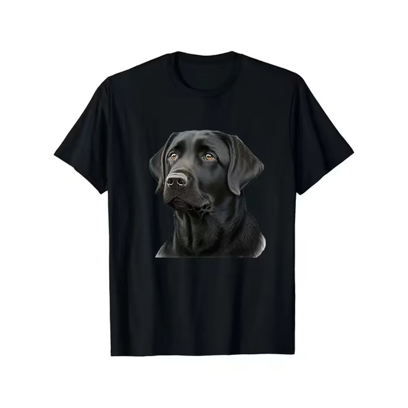 1Pc Retriever Print T Shirt 100 Cotton Casual Crew Neck Short Sleeve Tee Breathable Lightweight For S Xxxl Wear Co Round Neck Short Sleeves