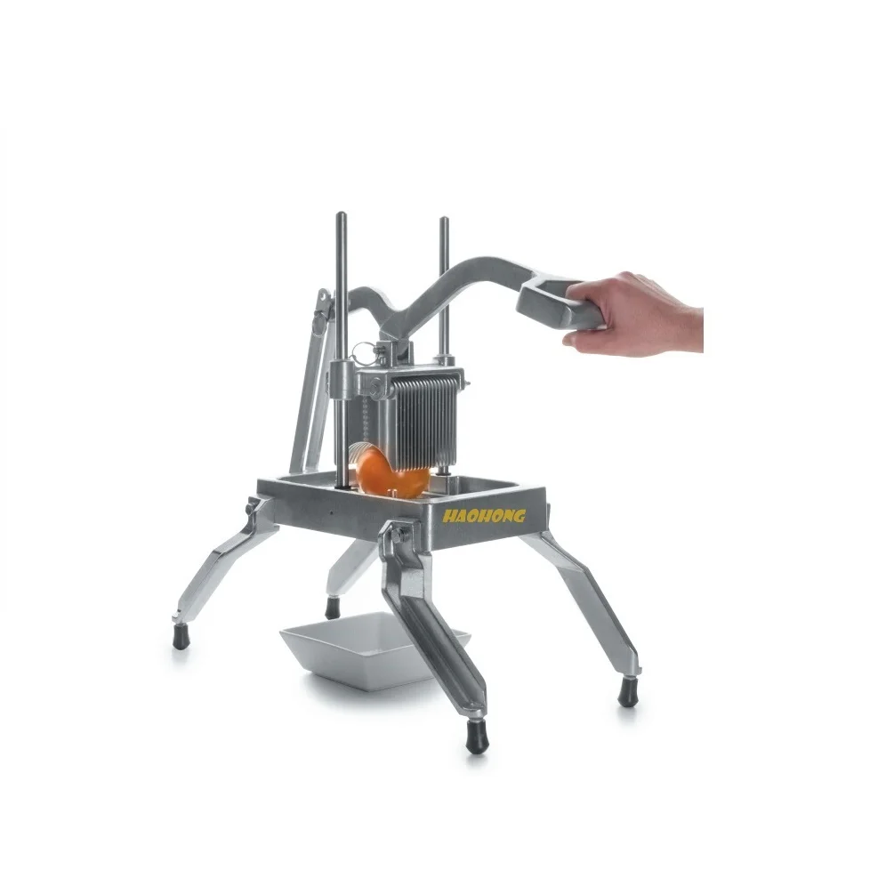 

Коммерческий ручной слайсер 3/16 дюймов для овощей и фруктов для использования в ресторане и фруктов.