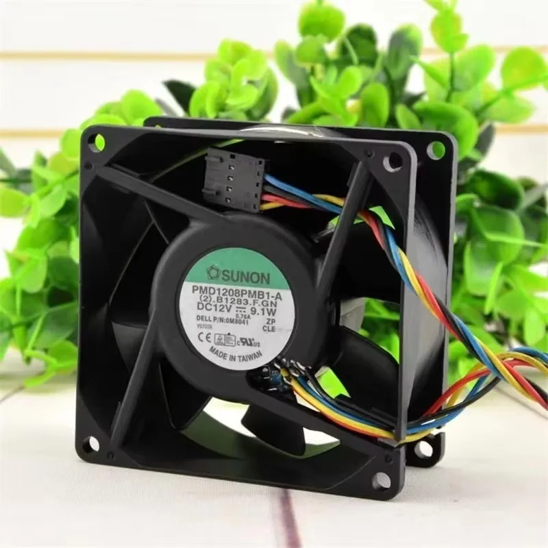 Authentic PMD1208PMB1-A 80 * 80 * 38MM 8CM 12V 9.1W server chassis Cooling fan