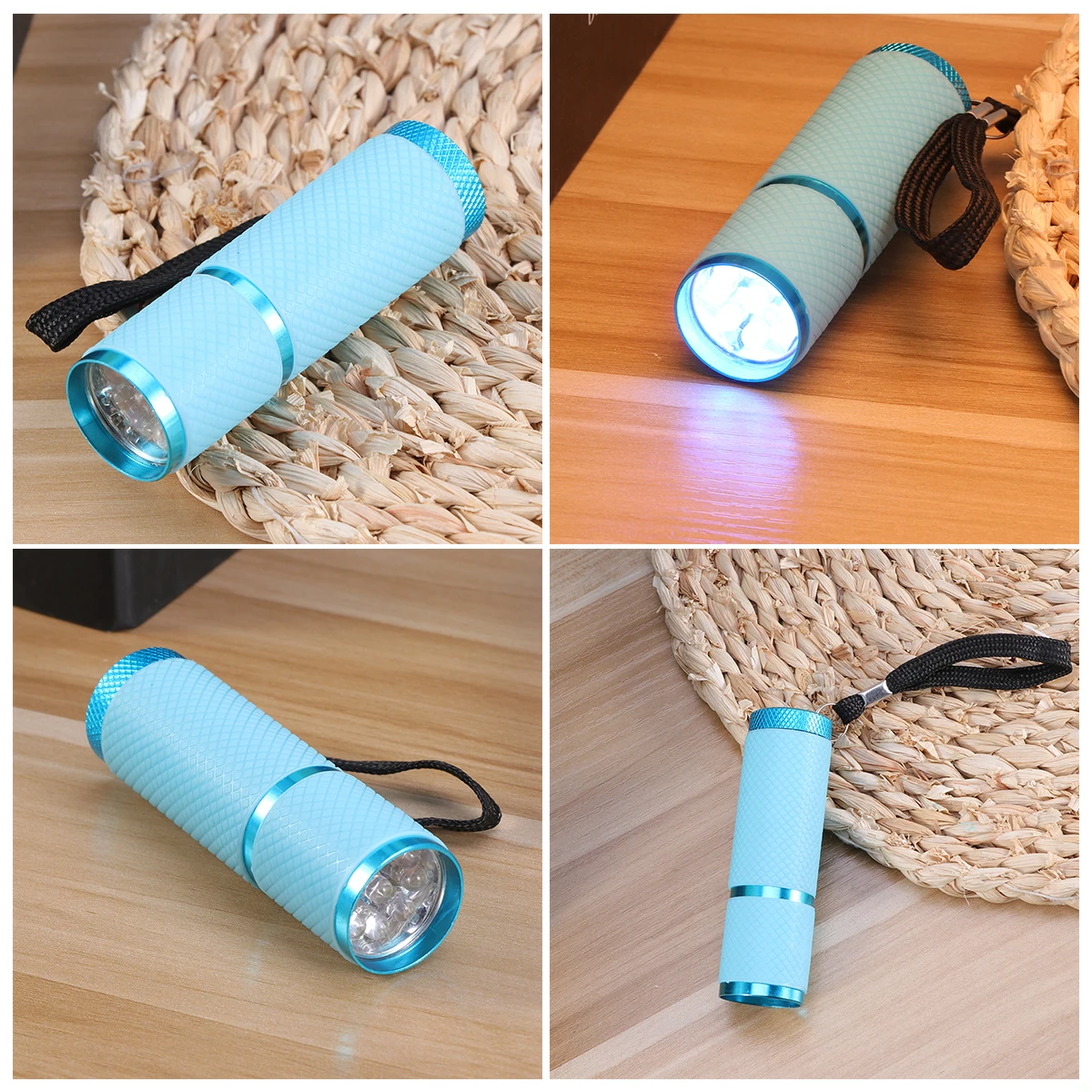 

UV Flashlight Ultraviolet Torch Money Detection Home Anti-counterfeiting LED Camping Hunting Waterproof Mini Skid Proof Aluminum