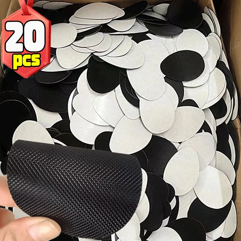 2/20Pcs Wear-Resistant Non-Slip Shoes Mat Self-Adhesive Forefoot High Heels Sticker High Heel Sole Protector Rubber Pads Cushion