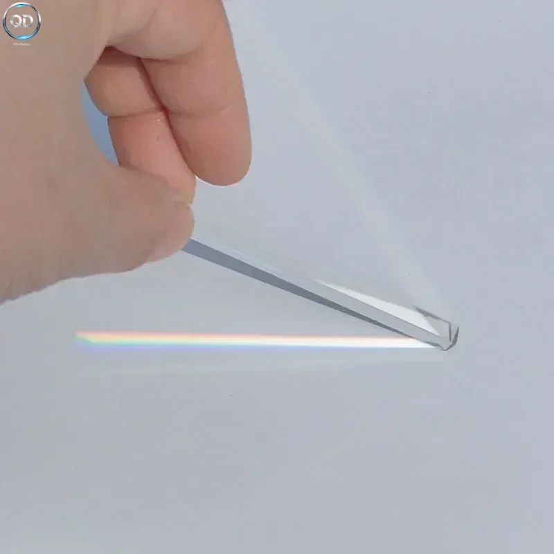 10PCS Defective Rainbow Optical Glass Triprism Refracting Prism for Physics Science Experiment Teaching