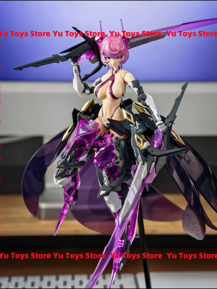 

Genuine Eamestcore Craft Pink Female Figure Star Flower 1/10 Finished Machine Girl Model Toy Action Figure Collect Toys Gifts