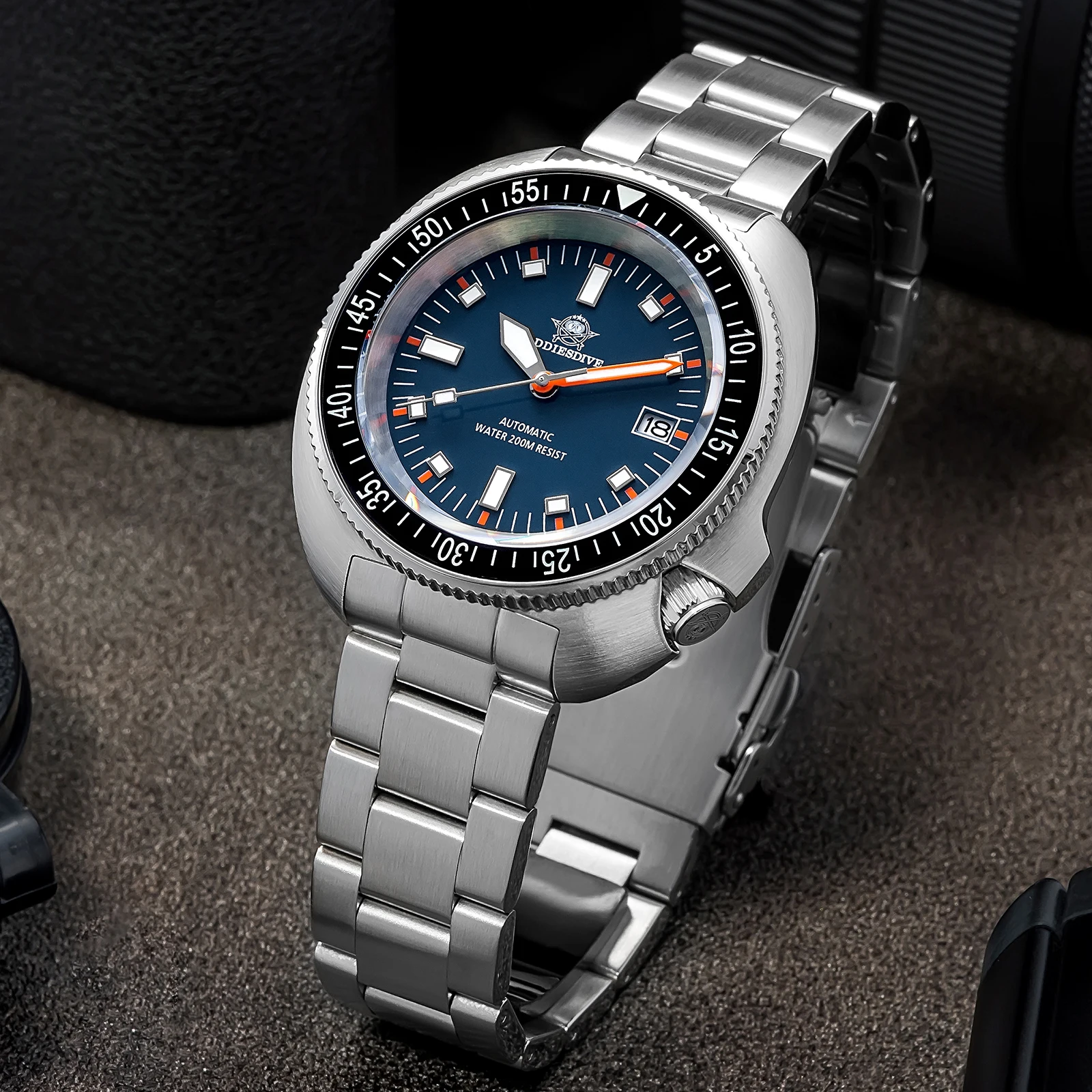 

ADDIESDIVE New AD2081 Automatic Watch Luxury Sapphire Glass Ceramic Bezel Men's Watch Luminous Stainless Steel 200m Diving Watch