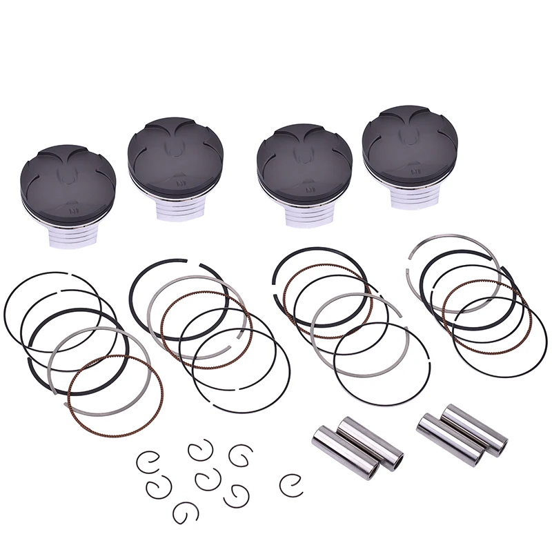 

67mm 67.25mm 67.5mm 67.75mm 68mm STD +25 +50 +75 +100 Motorcycle Piston and Ring Kit For Honda KN9 CBR600 F5 CBR 600 2007-2015