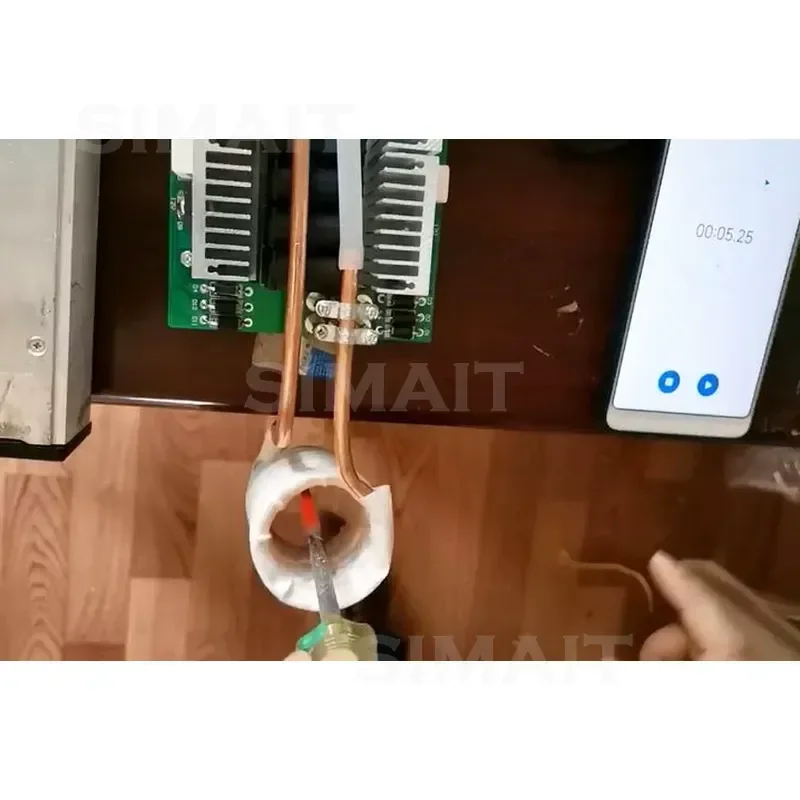 Tapless 6 Tube ZVS High Frequency Induction Heater Intermediate Frequency Furnace Module DIY Kit