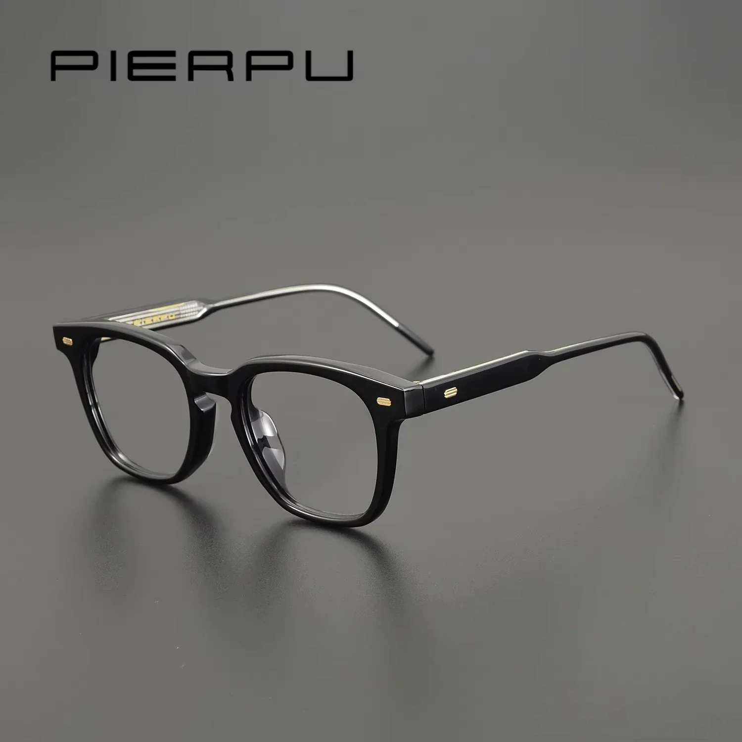 Vintage Korea Thick gm kubo Acetate Optical Eye glasses Frame Square retro eyewear Men Myopia reading Women Prescription glasses