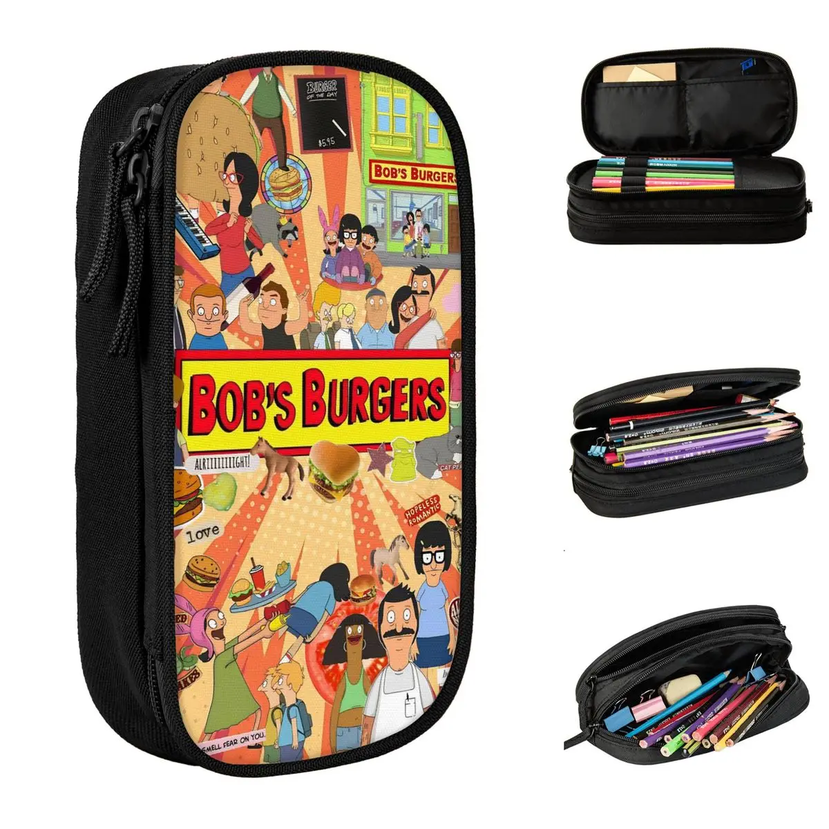 diversao-b-obs-hamburgueres-acao-de-gracas-lapis-casos-titular-para-menina-menino-grande-saco-de-armazenamento-material-escolar-ziper-papelaria