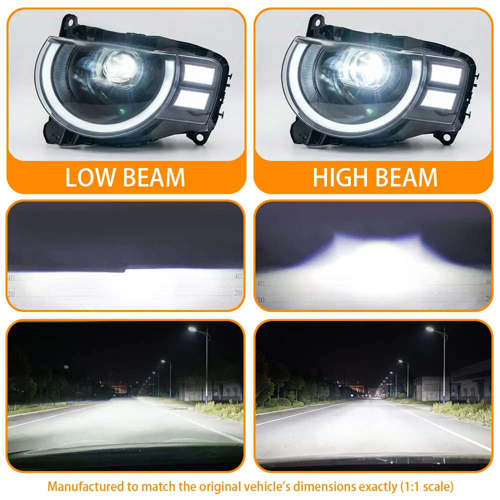 

2026 New Style Led Headlight For Land Rover Defender L663 2020-2026 Front Led Lamp
