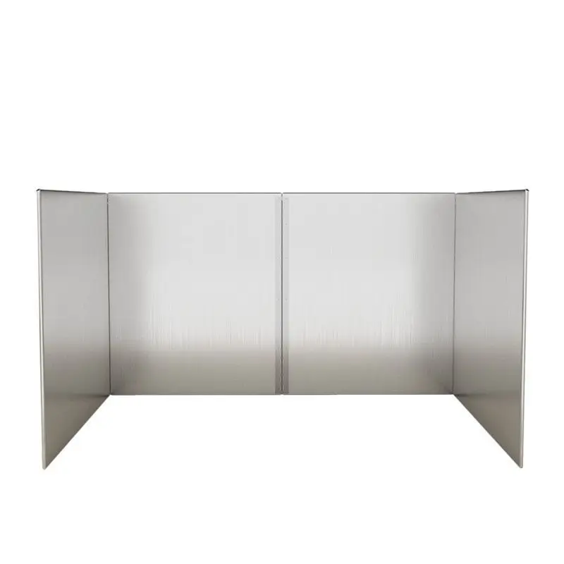 Oil Baffle Kitchen Stainless Steel Oil Baffle Thickened High Temperature Gas Stove Heat Insulation Plate Easy To Clean