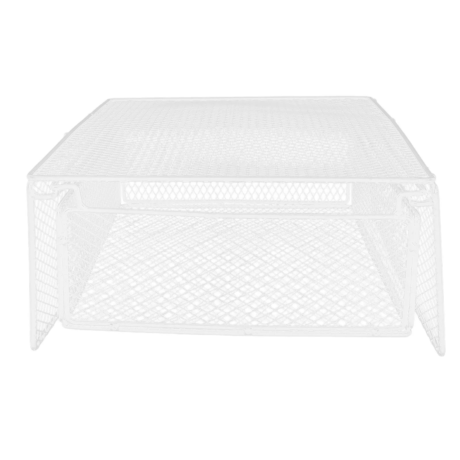 Closet Wire Rack Organizer Stackable Storage Basket Sliding Clothes Drawer for Bathroom Kitchen Laundry Wardrobe Organizer