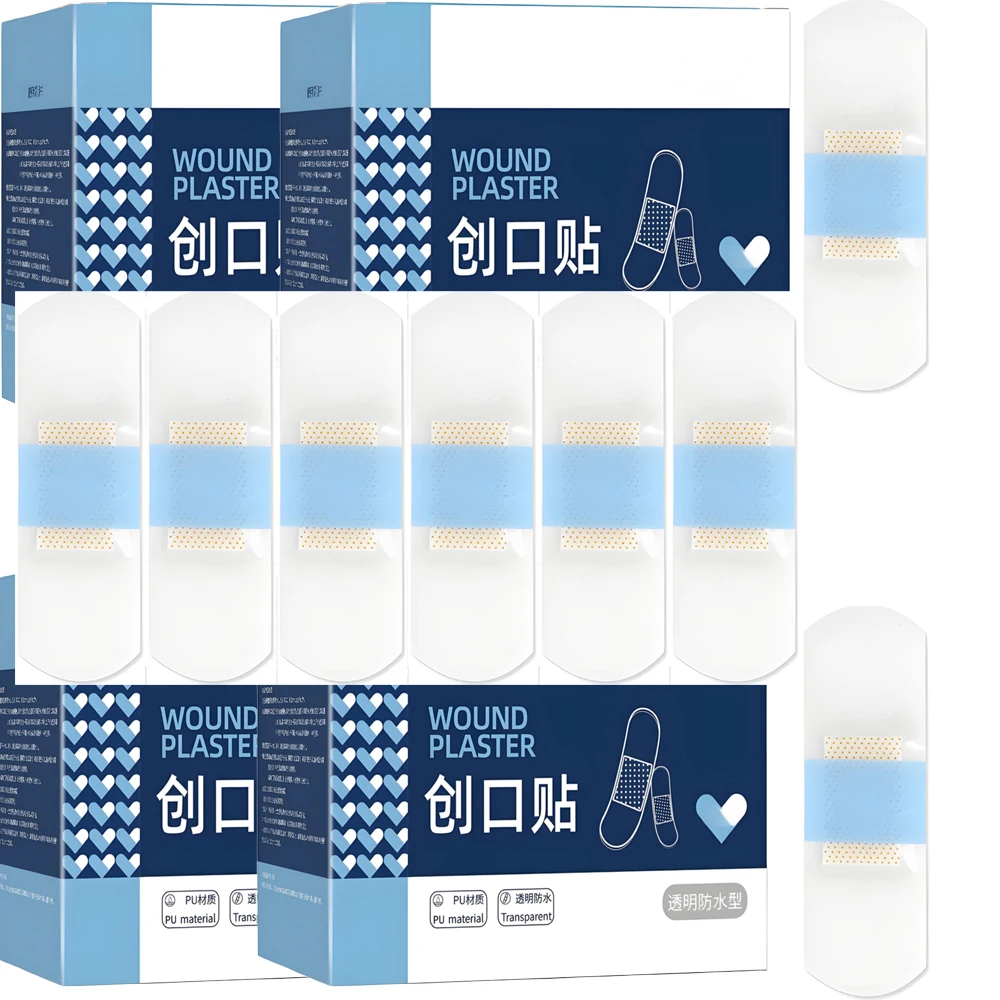 

Medical Anti-Bacteria Bandages Transparent Adhesive Wound Plaster Waterproof