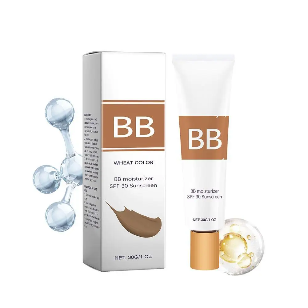 30g Waterproof BB Cream Liquid Concealer Matte Full Coverage Acne Scars Dark Circles Foundation Whitening Lasting Makeup Cosmeti