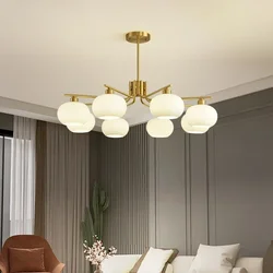 Modern Home Decoration Salon Chandeliers Simple Cream Style Led Lights Nordic Living Room Dining Bedroom Pendant Lamp Lightings