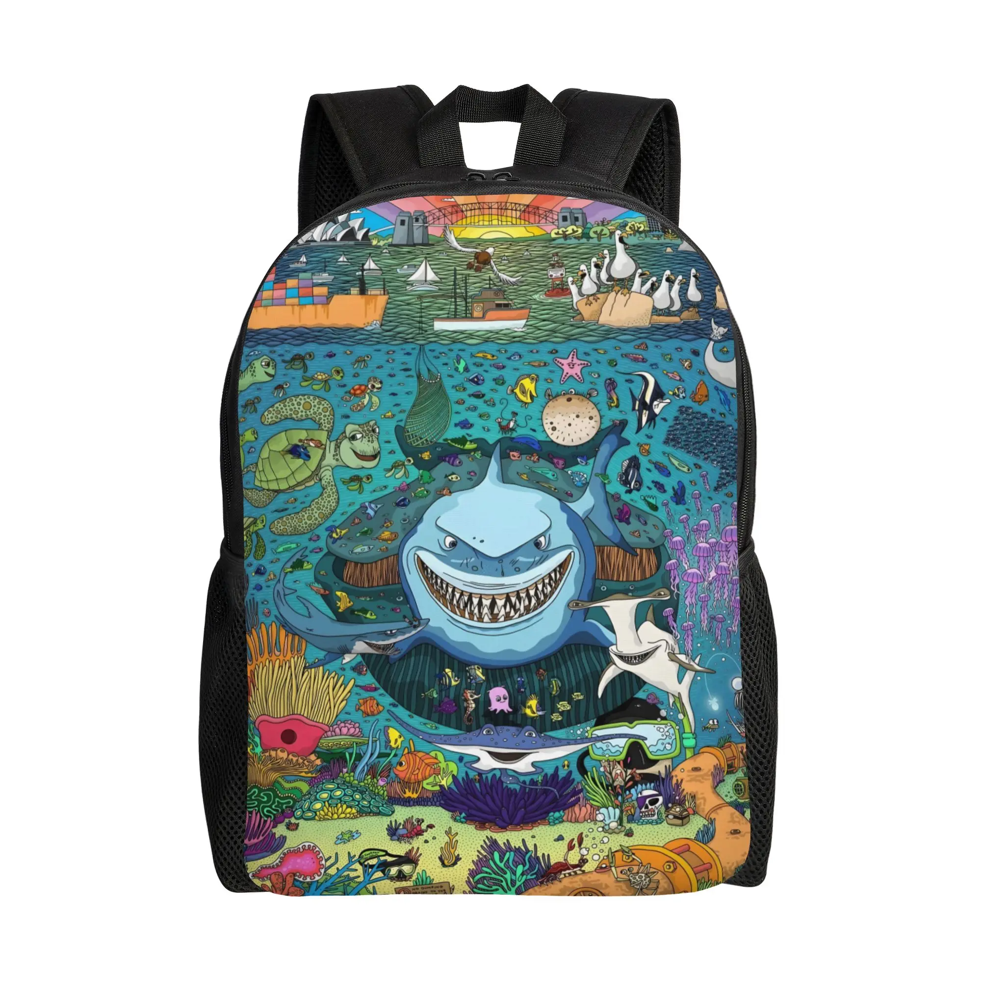 mochila-de-desenho-animado-azul-do-nemo-1-peca--nova-colecao-para-o-novo-ano-escolar