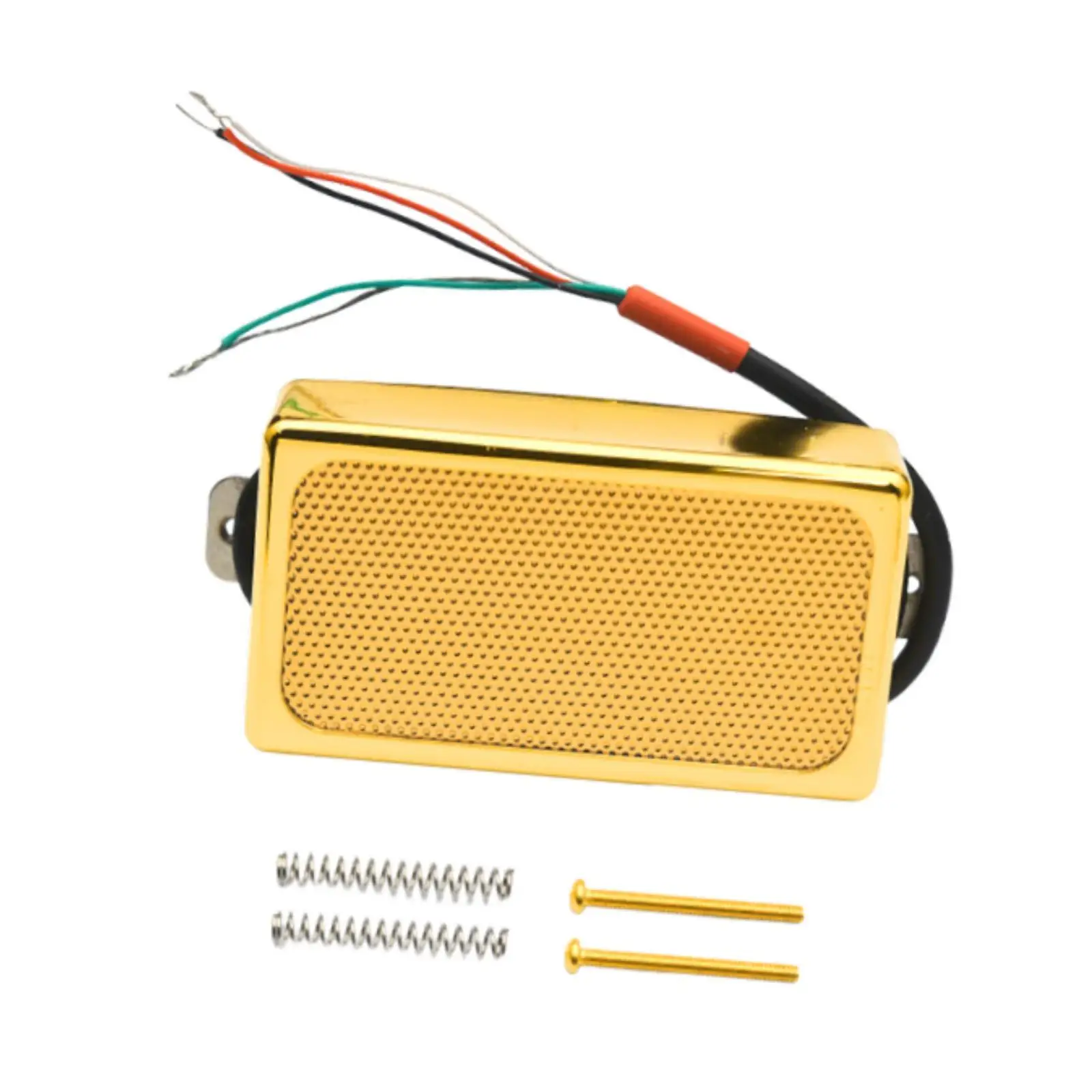

Mini Electric Guitar Humbucker Pickup Brass Cover Double Coil for LP Style Electric Guitar Sound Enhancement