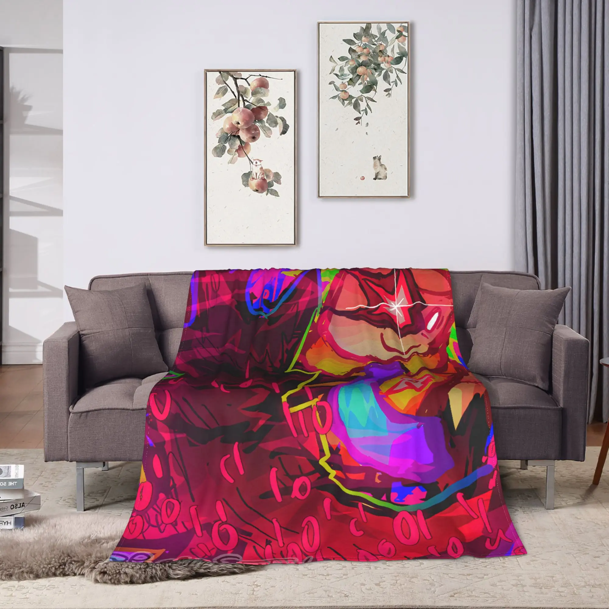 Forsaken Elliot and chance   Blankets Quality Soft  Throw Blanket Winter Boy Girl Couch Chair Aesthetic Bedspread