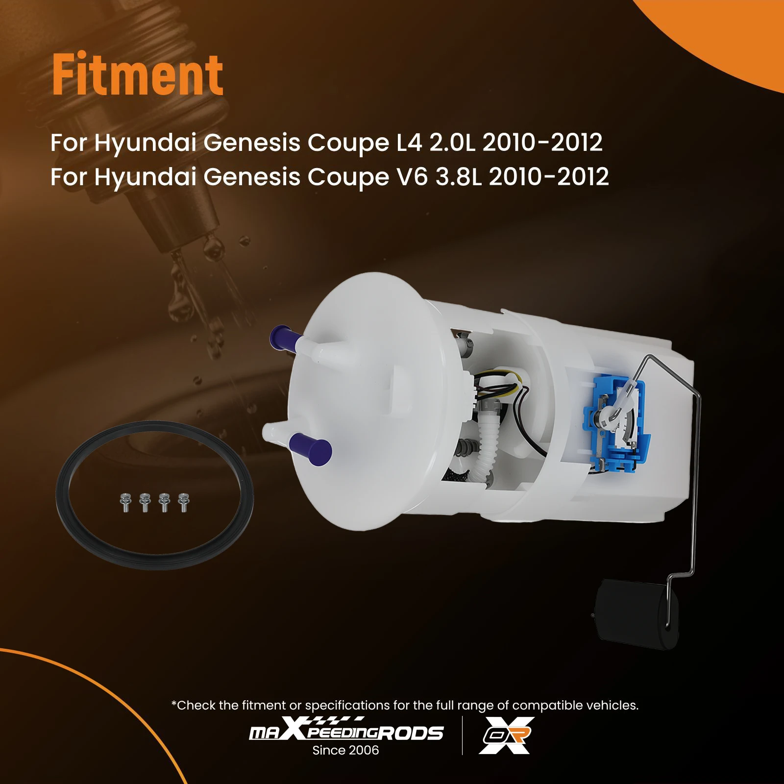 

Fuel Pump Module for Hyundai Genesis Coupe 2.0L 3.8L 2010 2011 2012 FG1650