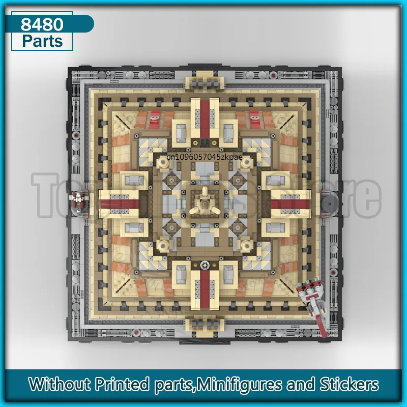 UCS 寺院 MOC ビルディングブロックジオラマ DIY アセンブリ創造的な建築モデルレンガセットディスプレイコレクションおもちゃギフト