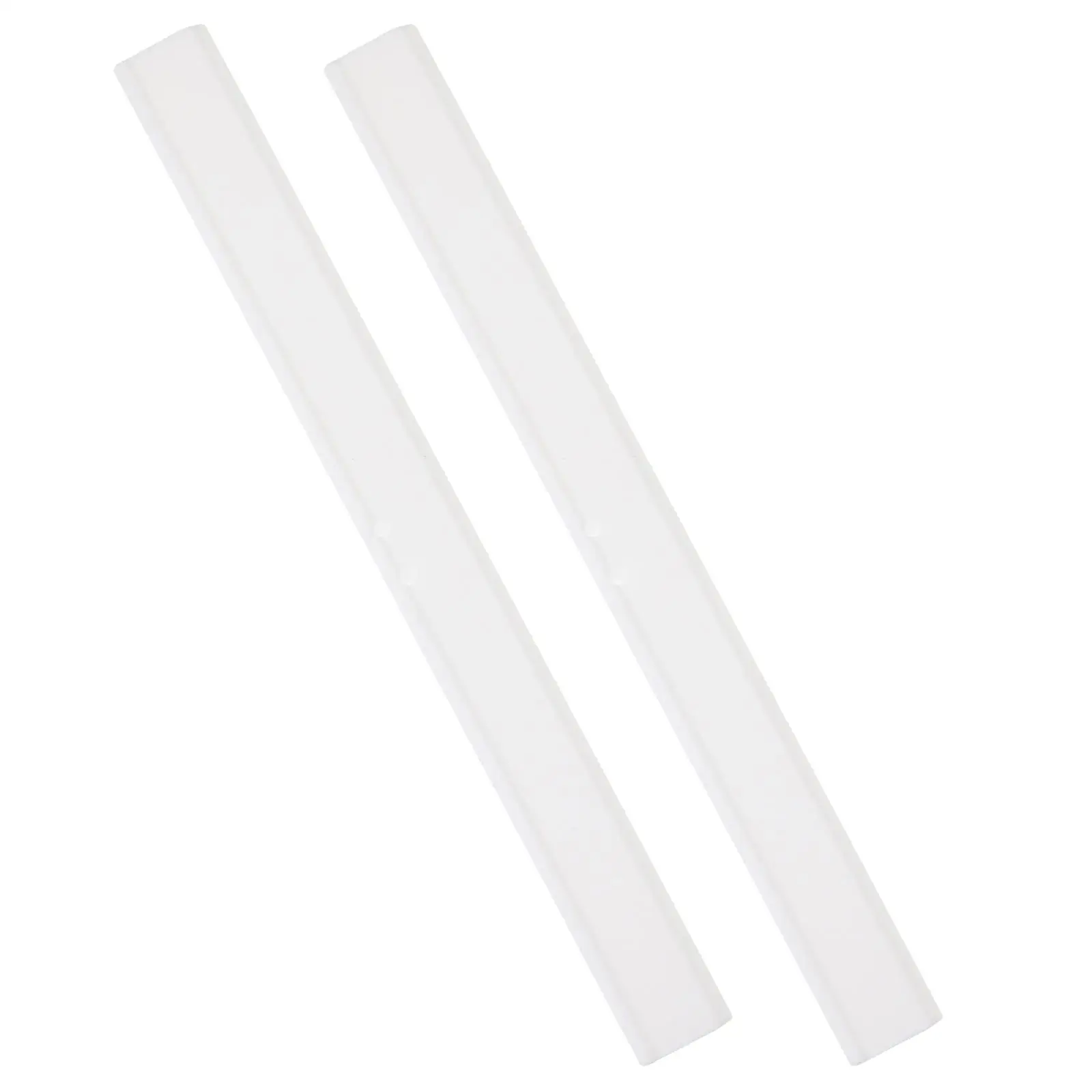 

2 Pcs Silicone Strip Professional Window Cleaning Accessory Squeegee Rubbers for Refill Flexible Wiper Replacement Blades Safe