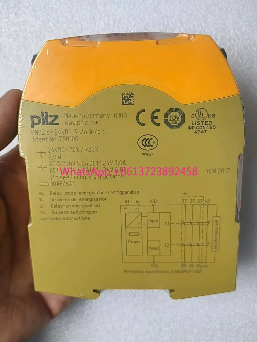 Pilz S9 750109 safety relay Germany original in Stock