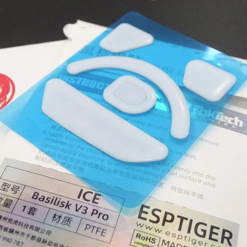 Esportstiger Gaming Mouse Feet Mouse Skates ICE Glides Enhanced Edition For  Basilisk V3 Pro Mouse Pad P9JB