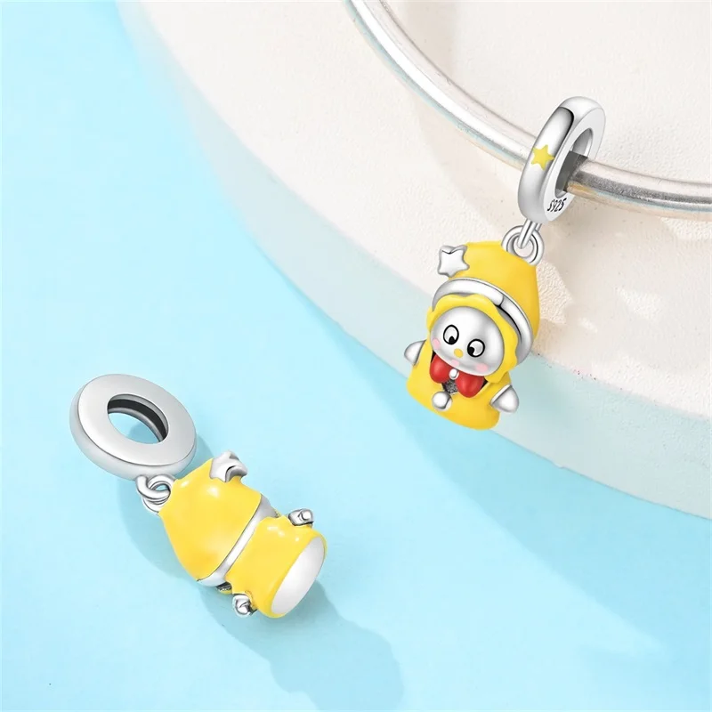 

Original 925 Sterling Silver Cute Baby Charms Beads Fit DIY For Women Girls Baby Fine Birthday Aniversary Family Jewelry Gifts