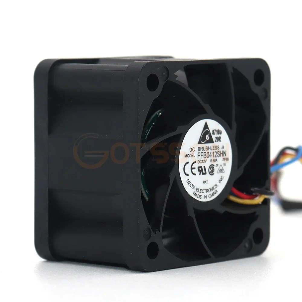 

Подходит для серверных высокомощных вентиляторов охлаждения, с 4-контактным разъемом PWM FFB0412SHN PMW DC12V0.6A4028 40MM40x40x28mm.