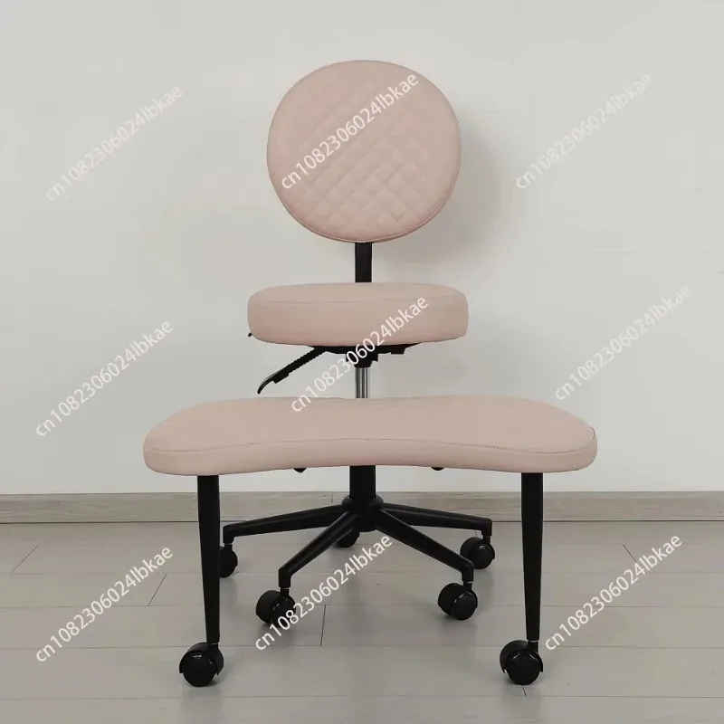Adjustable forward/backward meditation monkey stool - backrest model, cross-legged seating chair, home leisure chair
