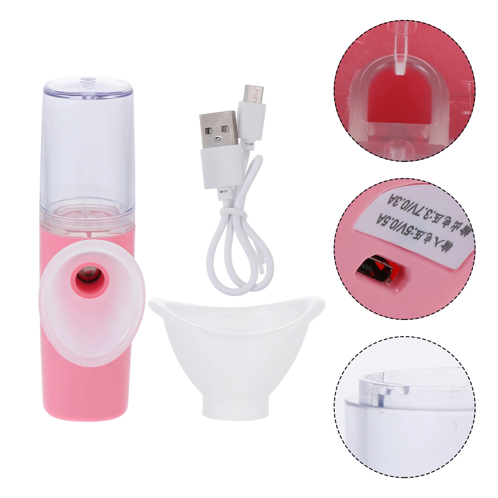 

1Set Eye Moisturizing Mist Sprayer Compact Durable Hydrating Relaxing Eye Care Beauty Instrument Portable Face Humidifier