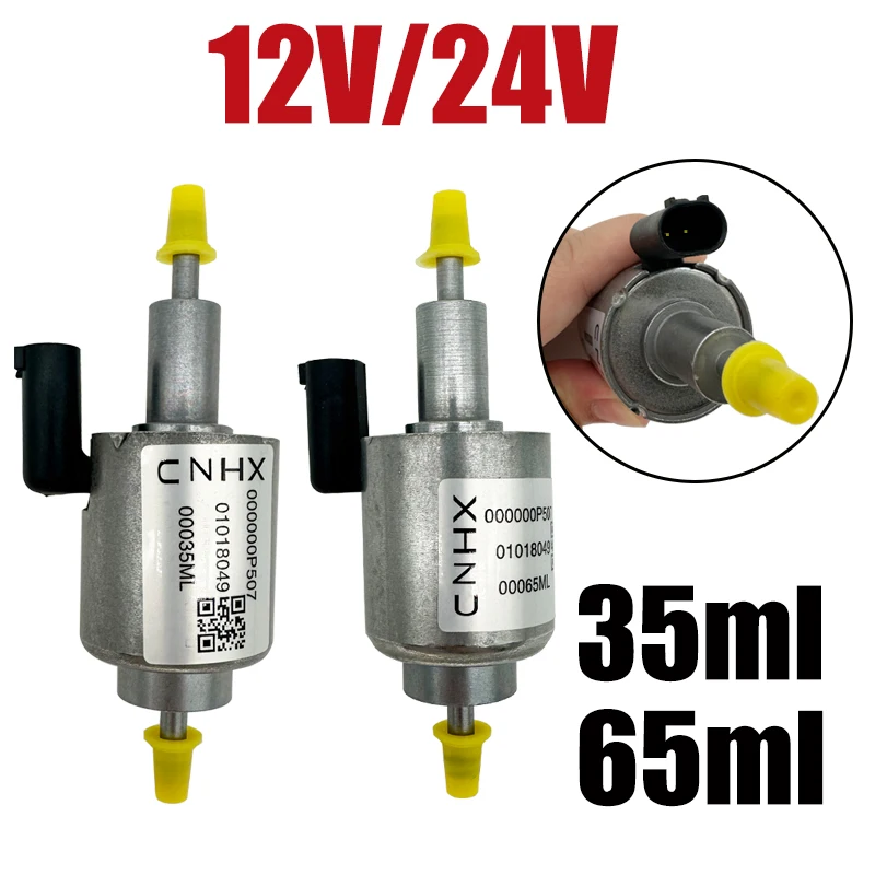 Universal 12V 24V Car Air Diesel Parking Heater Fuel Pump Oil Dosing Pump for Webasto All Model 35ml (2000W) 65ml (5000W)