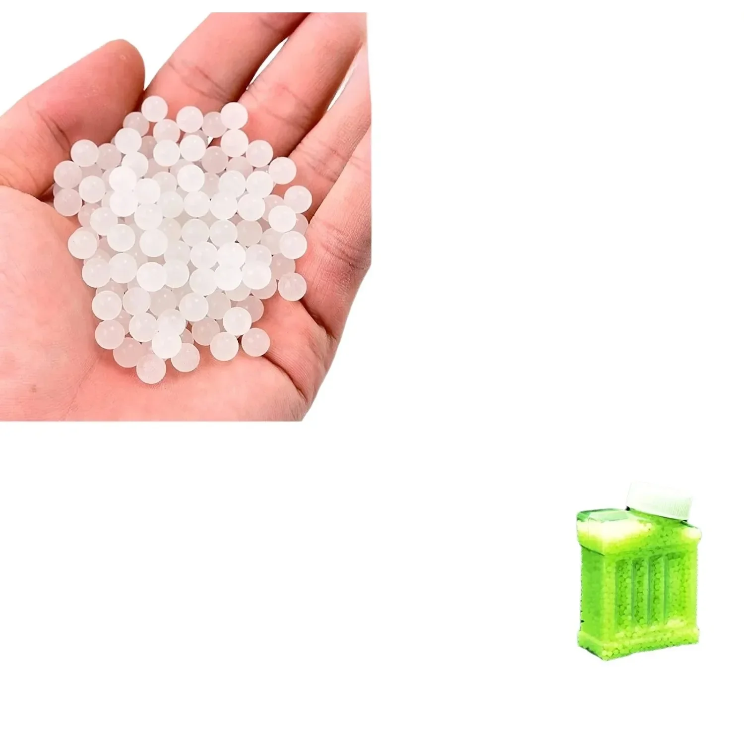 7-8mm 蓄光ウォーターマーブル 光るクリスタルボール ユースCSチーム ソフトガン弾 おもちゃアクセサリー