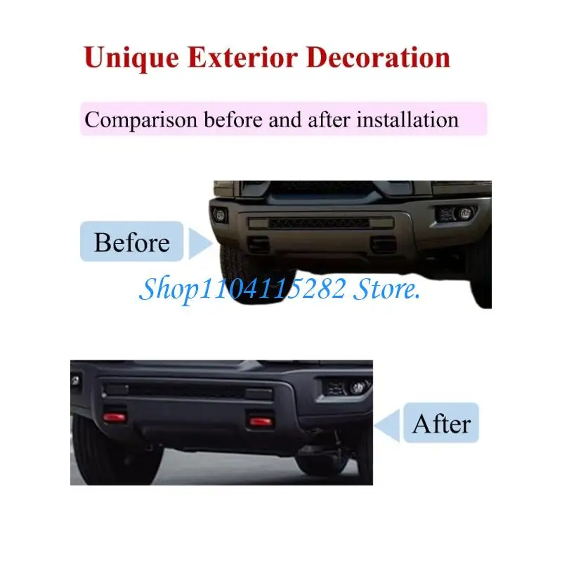 

ABS Cover for 1500 2019-2024 Replacement Trailer Accessory Tow Hook Covers