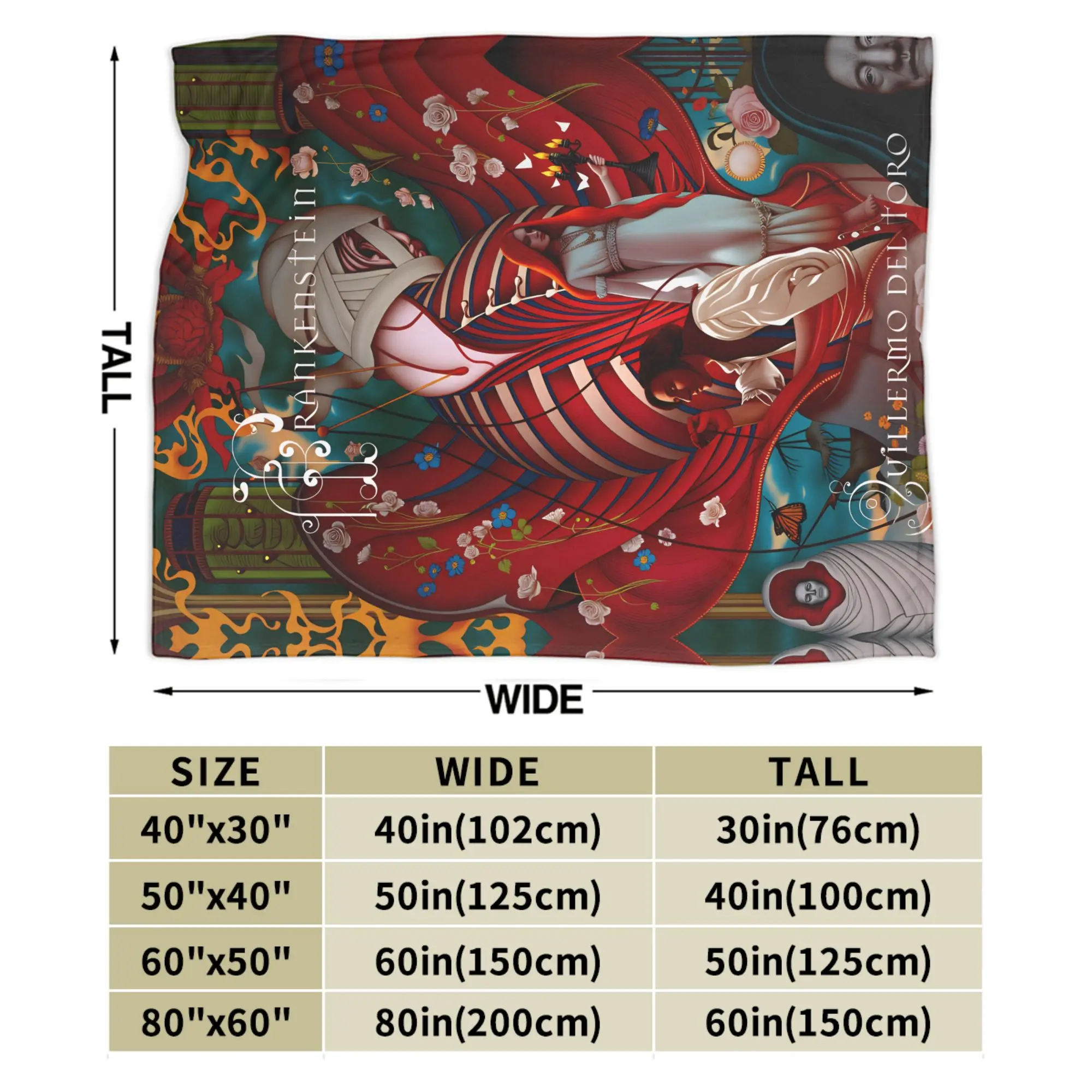 فيلم فرانكنشتاين الوحش الملصقات الفانيلا بطانية دافئة لينة رمي بطانية للخارجية نزهة الجدة المفرش أريكة غطاء سرير #6