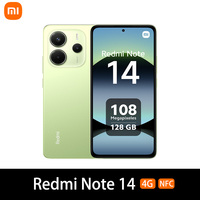 Xiaomi Redmi Note 14 4G NFC helium G99-Ultra 6,67 ''AMOLED screen 120 Hz 108 MP IA camera 5500 mAh battery,Charger Not Included
