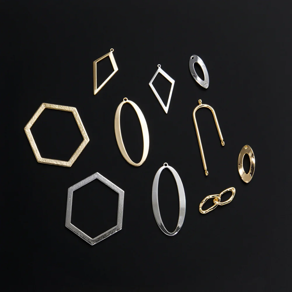 

Cordial Design 50Pcs Jewelry Findings/Copper/Earrings Charms/Hand Made/Geometry/Genuine Gold Plating/DIY Pendant For Ear #195195