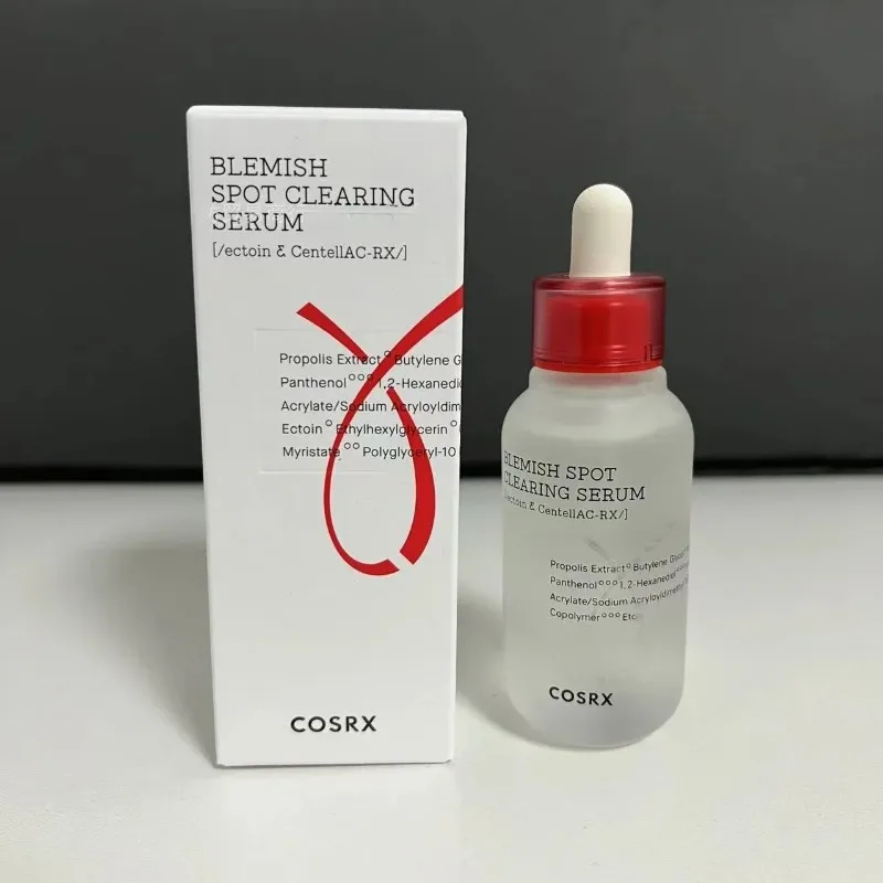 Sérum transparente de manchas azules, esencia de cobertura roja pequeña, 40ml, suero facial, productos para el cuidado de la piel, suero, esencia para eliminar el acné