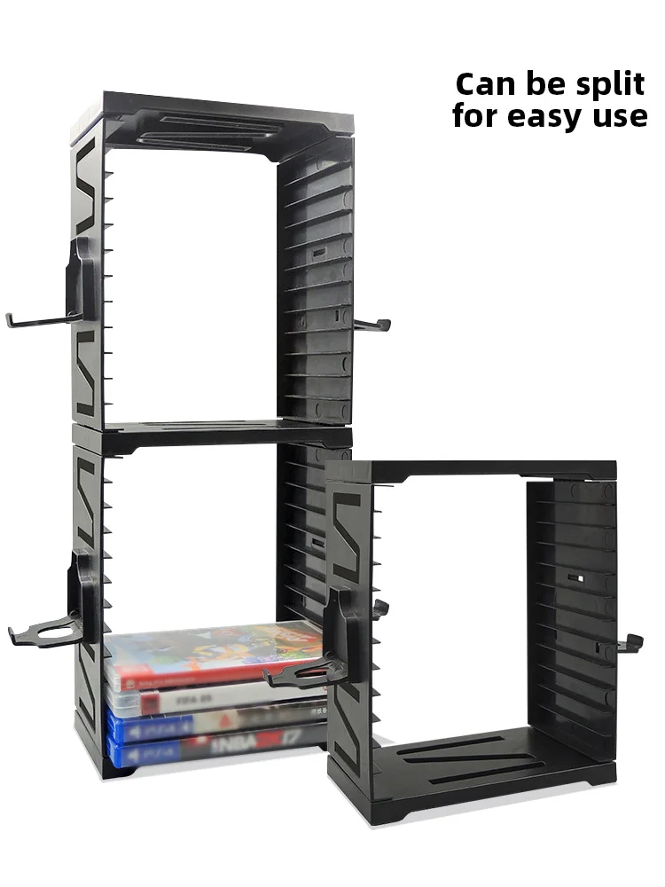 DATA FROG Host Disc Double-layer Storage Box Holder For PS5/PS4/Switch Disc Shelf for Xbox Series X Holder Accessories