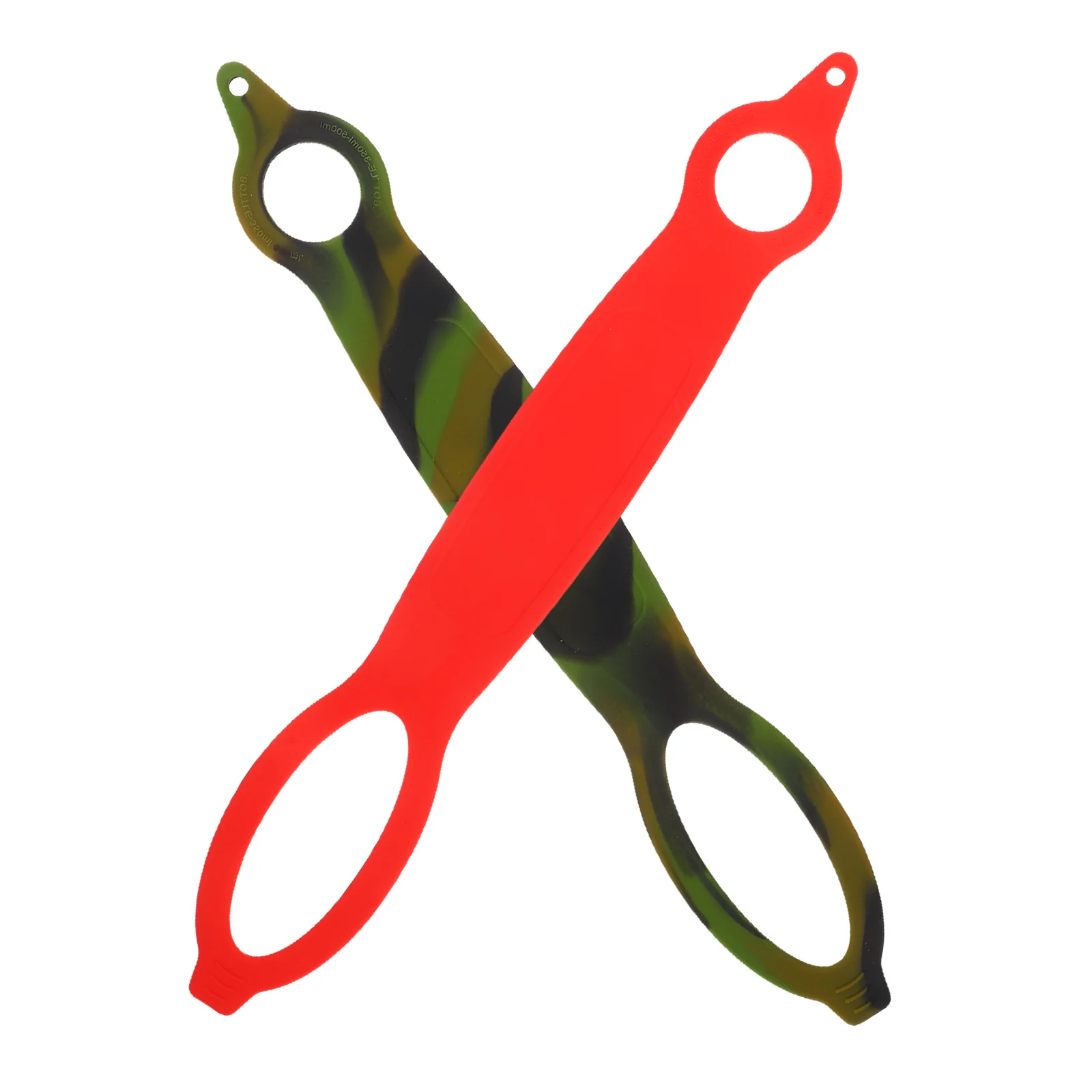 

2pcs Water Bottle Keychain Holder Food Grade Silicone Adjustable Grip Strap For Cycling Running Gym Outdoor Use Random Color