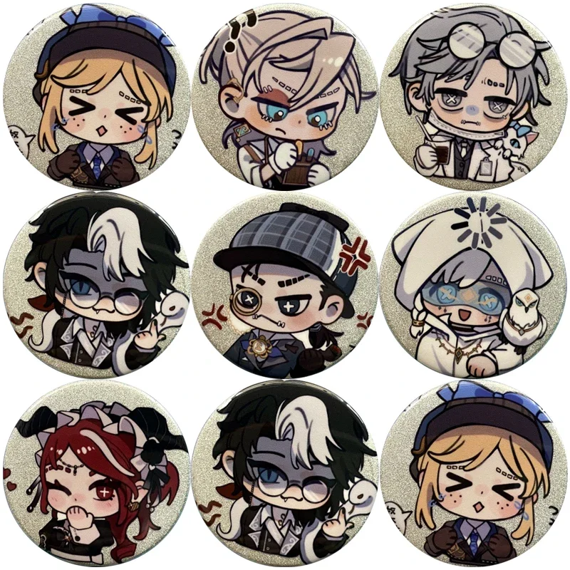 58mm Identity Ⅴ Game Button Pin Cute Anime Character Cartoon Brooch Badge for Backpack Accessories Bag Decor Fans Collect