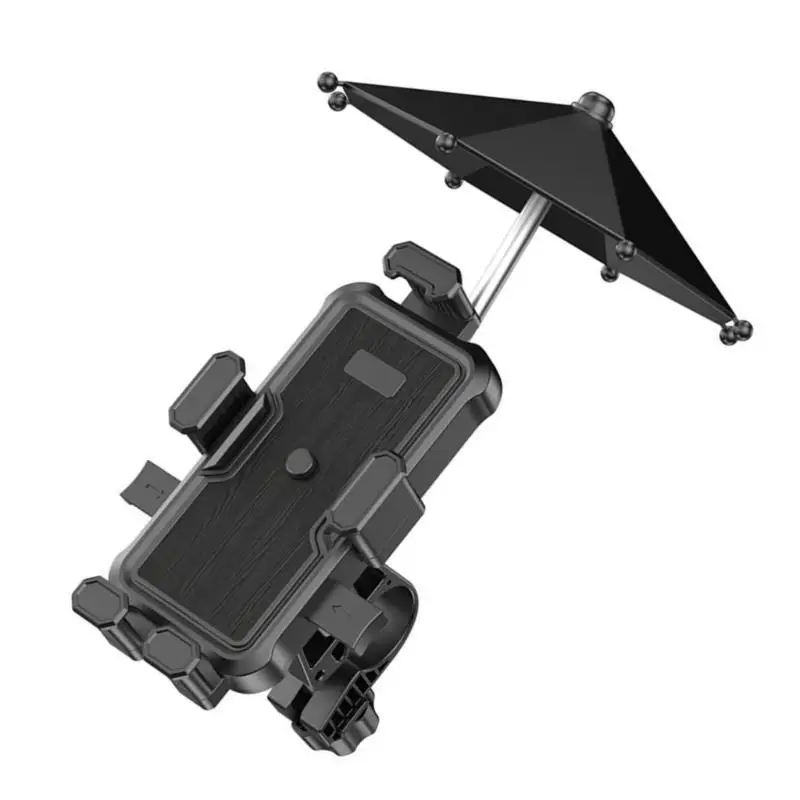 Y1ub دراجة نارية حامل الهاتف المقود/مرآة الرؤية الخلفية حامت محول الهاتف الدوار