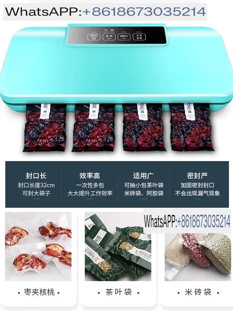 Volautomatische Huishoudelijke Vacuüm Voedselconserveringsmachine/Droge Natte Dual Purpose/Vacuüm Verpakkingsmachine