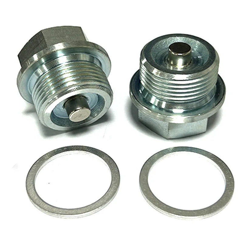 5ชิ้น M24X1.5ที่ระบายน้ำมันสกรูกระทะเหล็กแม่เหล็กที่แข็งแกร่งสำหรับรถยนต์สกรูกระทะน้ำมันเหมาะสำหรับ BMW