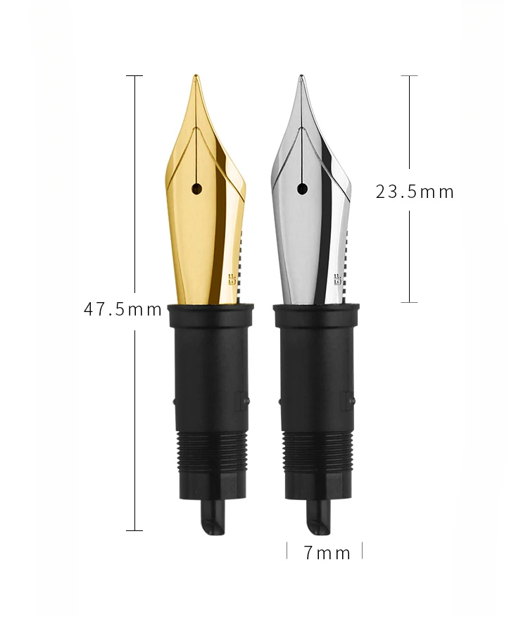 SCHMIDT NO.5 No.6 Germany JOWO BOCK Fountain Pen Nibs 18K EF/F/M 0.38MM 0.5MM 0.5MM Nib Luxury Office Student Writing Supplies