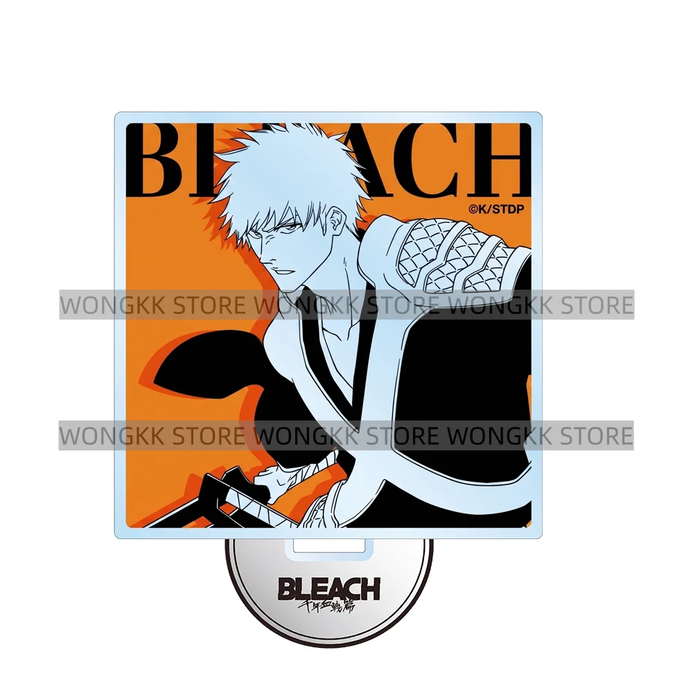 Anime BLEACH Thousand Year Blood War Ichigo Rukia 10CM Double Sided Acrylic Stand Keychain Anime Stand Tabletop Display Gift